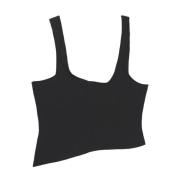 Christopher Esber Sleeveless Tops Black, Dam