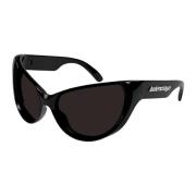 Balenciaga Balenciaga black wrap around sunglasses Black, Dam