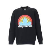 Dsquared2 Stilren Sweatshirt Black, Herr