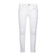 Dondup Stiliga Slim-fit Jeans White, Herr