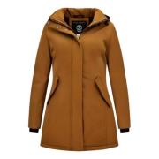 Matogla Parkas Jacka Kvinnor - Slim Fit Brown, Dam