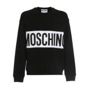 Moschino Logo Band Sweatshirt Black, Herr