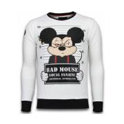 Local Fanatic State Prison Bad Mouse Rhinestone - Herrtröjor - 6080W W...