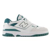 New Balance Vintage Teal Basketinspirerade Lädersneakers White, Herr