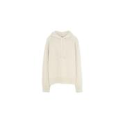 Tricot Off White Cashmere Huvtröja White, Dam