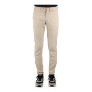 Fay Slim-fit byxor Beige, Herr