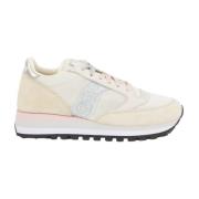 Saucony Beige Läder Sneaker Beige, Dam