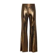 Forte Forte Leather Trousers Brown, Dam
