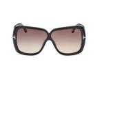 Tom Ford Marilyn Oversized Fyrkantiga Solglasögon Black, Dam