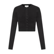 Victoria Beckham Perforerad kofta Black, Dam