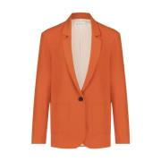 Jane Lushka Orange Valeta Blazer | och Stilfull Orange, Dam
