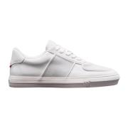 Moncler Elegant Modell Sneakers i Vit White, Herr