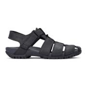 Mephisto Svart Nubuck Herrsandal Black, Herr