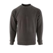 C.p. Company Grå herrtröja med borstad emerized diagonalfleece Gray, H...