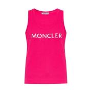 Moncler Top med logotyp Pink, Dam