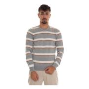 Gran Sasso Round-neck pullover Gray, Herr