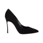 Casadei Svarta Blade Klackar Black, Dam