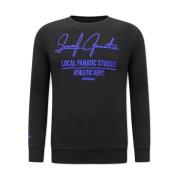 Local Fanatic Athletic Dept Herr Sweatshirt - 11-6518Zb Black, Herr