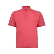 Kiton Stilfull Positano Polo Shirt Red, Herr