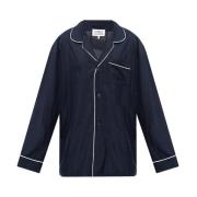 Maison Margiela Casual skjorta Blue, Herr