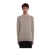 Ermenegildo Zegna Lyxig Cashmere Crew Neck Sweater Beige, Herr