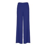 P.a.r.o.s.h. Panty Wide LEG Trousers Blue, Dam