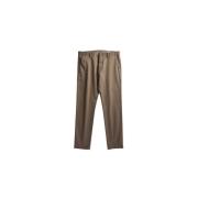 Nn07 Theo cotton chino Byxor Brown, Herr