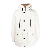 Woolrich Vit Dunjacka för Män White, Herr