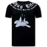 Local Fanatic Thug Life Herr T Shirt Black, Herr