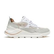 D.a.t.e. Beige Sneakers med Mocka och Tekniskt Tyg Beige, Dam