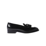 Scarosso Sienna Svarta Tofsprydda Loafers Black, Dam