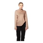 Ahlvar Gallery Silke Vattenfall Blus Beige, Dam