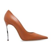 Casadei ‘Super Blade’ läder stiletto pumps Brown, Dam