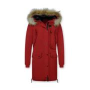 Gentile Bellini Parka Kvinnor - Vinterjacka Vadderad Jacka - Dm8836R R...