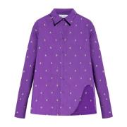 The Attico Diana oversize skjorta Purple, Dam