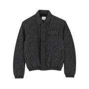 Noyoco Berlin Jacka - Oversized Bomberstil Gray, Herr