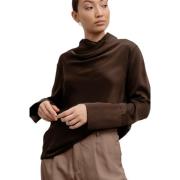 Ahlvar Gallery Stilig Blus med Blousons Amp Brown, Dam