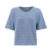 Fedeli T-Shirts Blue, Dam