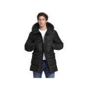 Moorer Parka Black, Herr