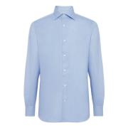 Boggi Milano Ultimate NON Iron Regular Fit Bomull Dobby Skjorta Blue, ...