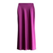 Ahlvar Gallery Hana silk skirt Purple, Dam