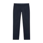 Brooks Brothers Marinblå stretchbomulls chinos Blue, Herr