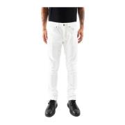 Dondup Smal passform denim jeans White, Herr