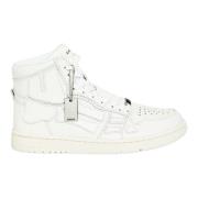 Amiri Vita Skel-Top Hi sneakers i läder White, Herr