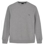 PS By Paul Smith Organisk Bomull Paul Smith Sweatshirt Gray, Herr