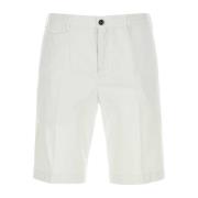 PT Torino Stretch bomull Bermuda shorts White, Herr