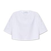 IRO Awinita kortärmad T-shirt med logotyp White, Dam