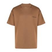 A-Cold-Wall Essentials Logo T-shirt Brown, Herr