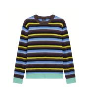 PS By Paul Smith Randig Skjorta Purple, Herr