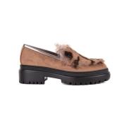 Pollini Mocka Kamel Moccasins Brown, Dam